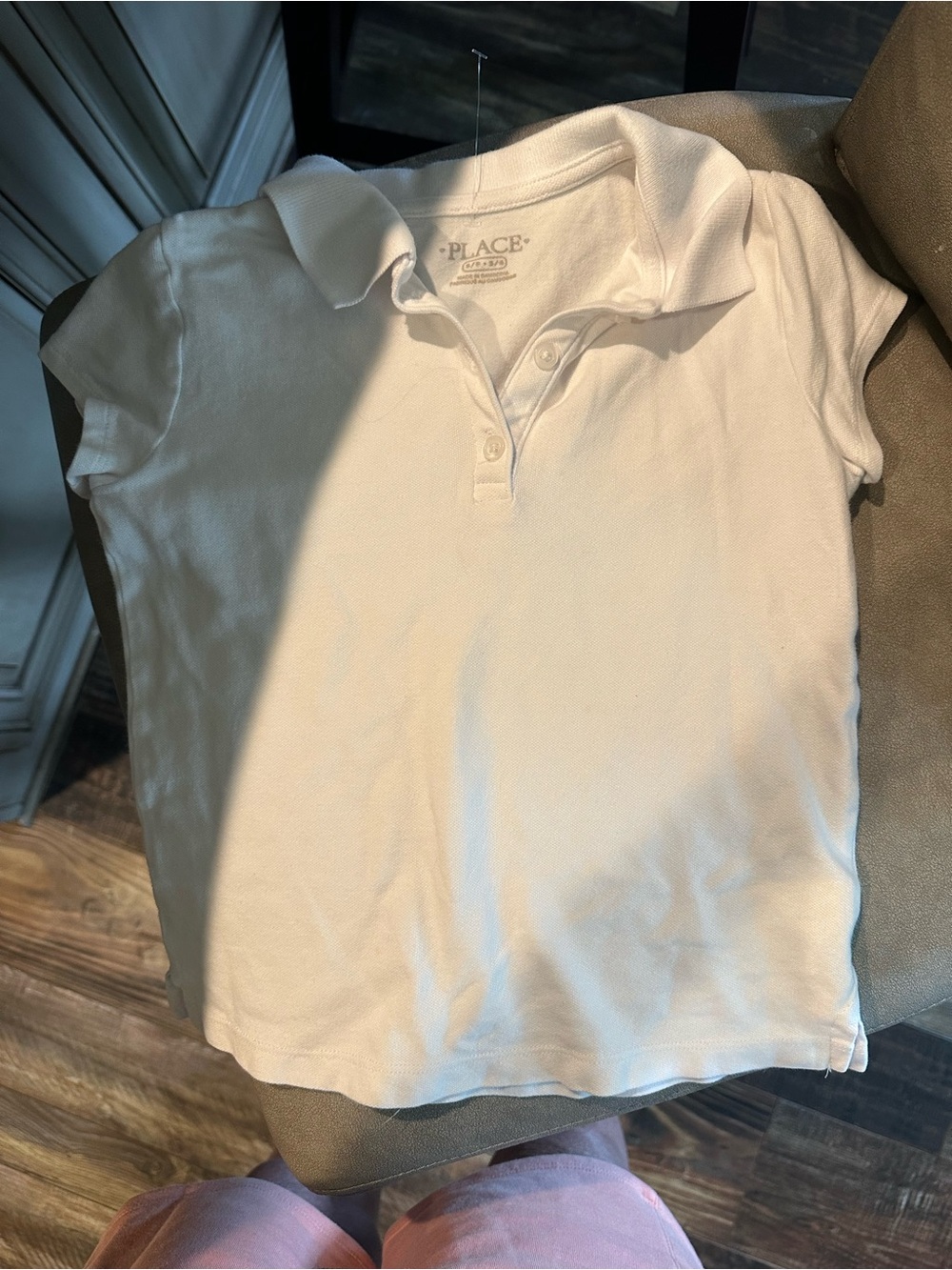 Place White Polo Shirt for Girls